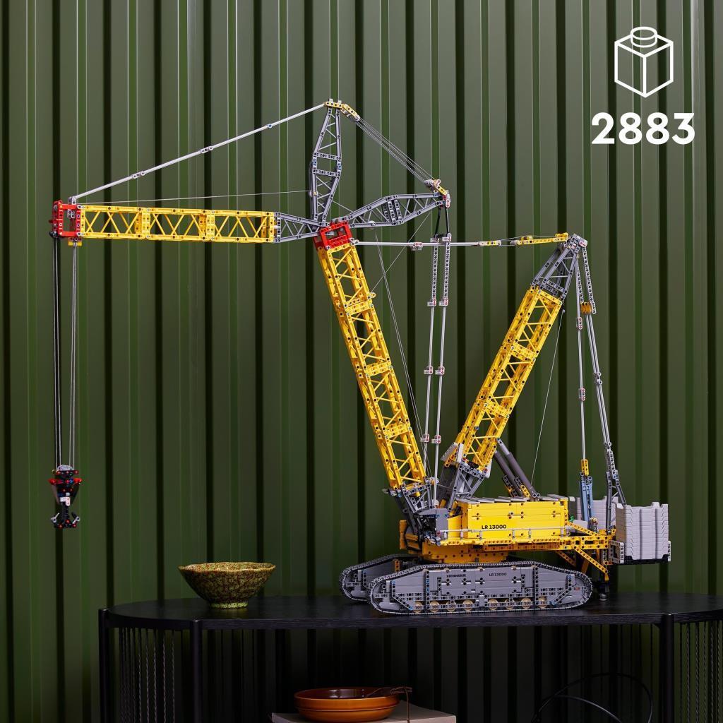 LEGOLEGO Technic Liebherr Paletli Vinç Lr 13000 42146,Çalışan Bir Vinç İçeren Yaratıcı Oyuncak Yapım Seti (2883 Parça)