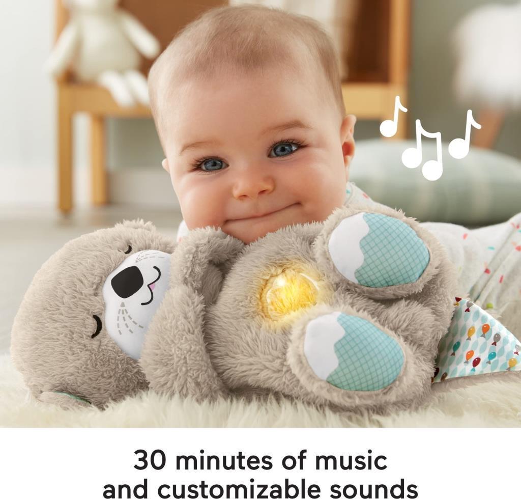 Fisher-PriceFisher-Price Uyku ve Oyun Arkadaşı Su Samuru FXC66​​​​​​​ Müzikli Pelüş Bebek Oyuncağı
