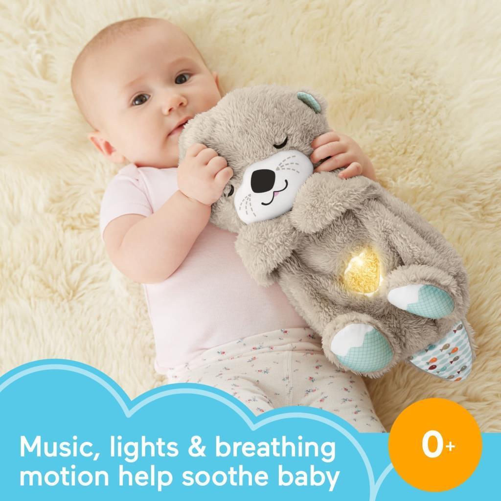 Fisher-PriceFisher-Price Uyku ve Oyun Arkadaşı Su Samuru FXC66​​​​​​​ Müzikli Pelüş Bebek Oyuncağı