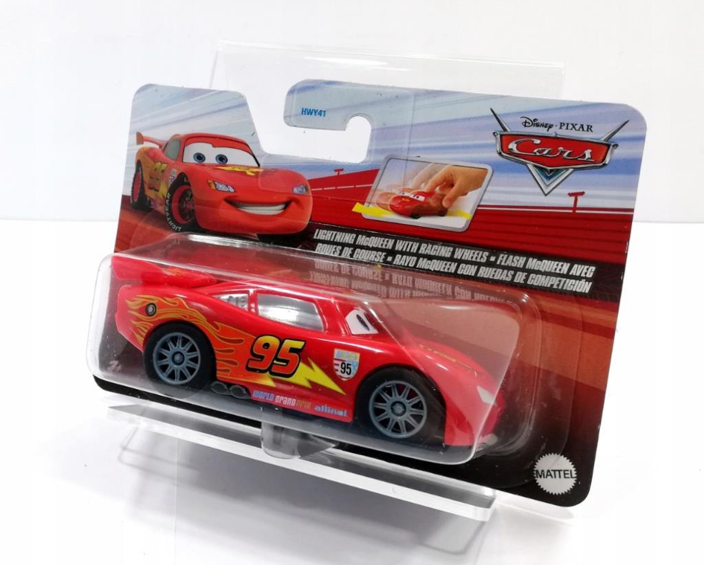 MATTELMattel Cars Çek-Bırak Araba LIGHTNING McQUEEN WITH RACING WHEELS HGL51-HWY41