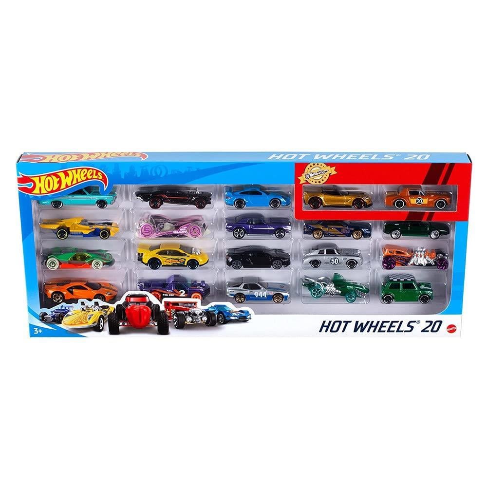 HOTWHEELSHot Wheels 20'li Araba Seti - Geniş Ürün Yelpazesi, Oyuncak Araba Koleksiyonu, 1:64 Ölçek H7045