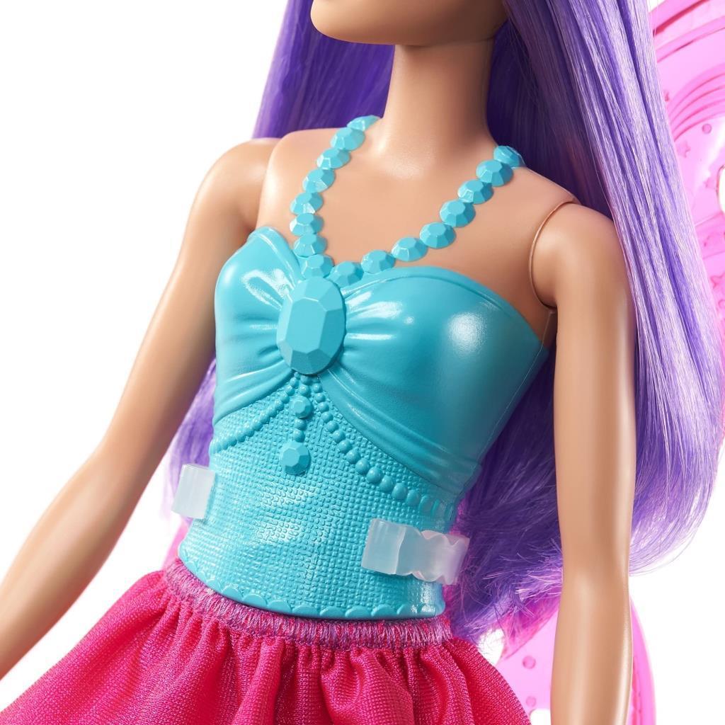 barbieBarbie Peri Bebekleri Mor Saçlı FWK85 GXD59