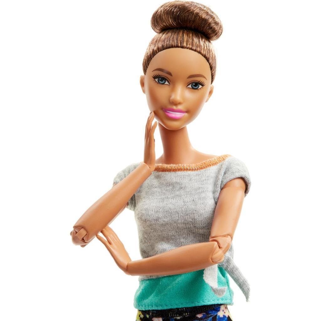 barbieBarbie Sonsuz Hareket Bebekleri - Kahverengi Saçlı Topuz FTG82