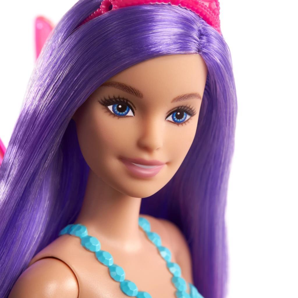 barbieBarbie Peri Bebekleri Mor Saçlı FWK85 GXD59