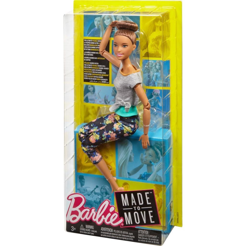 barbieBarbie Sonsuz Hareket Bebekleri - Kahverengi Saçlı Topuz FTG82