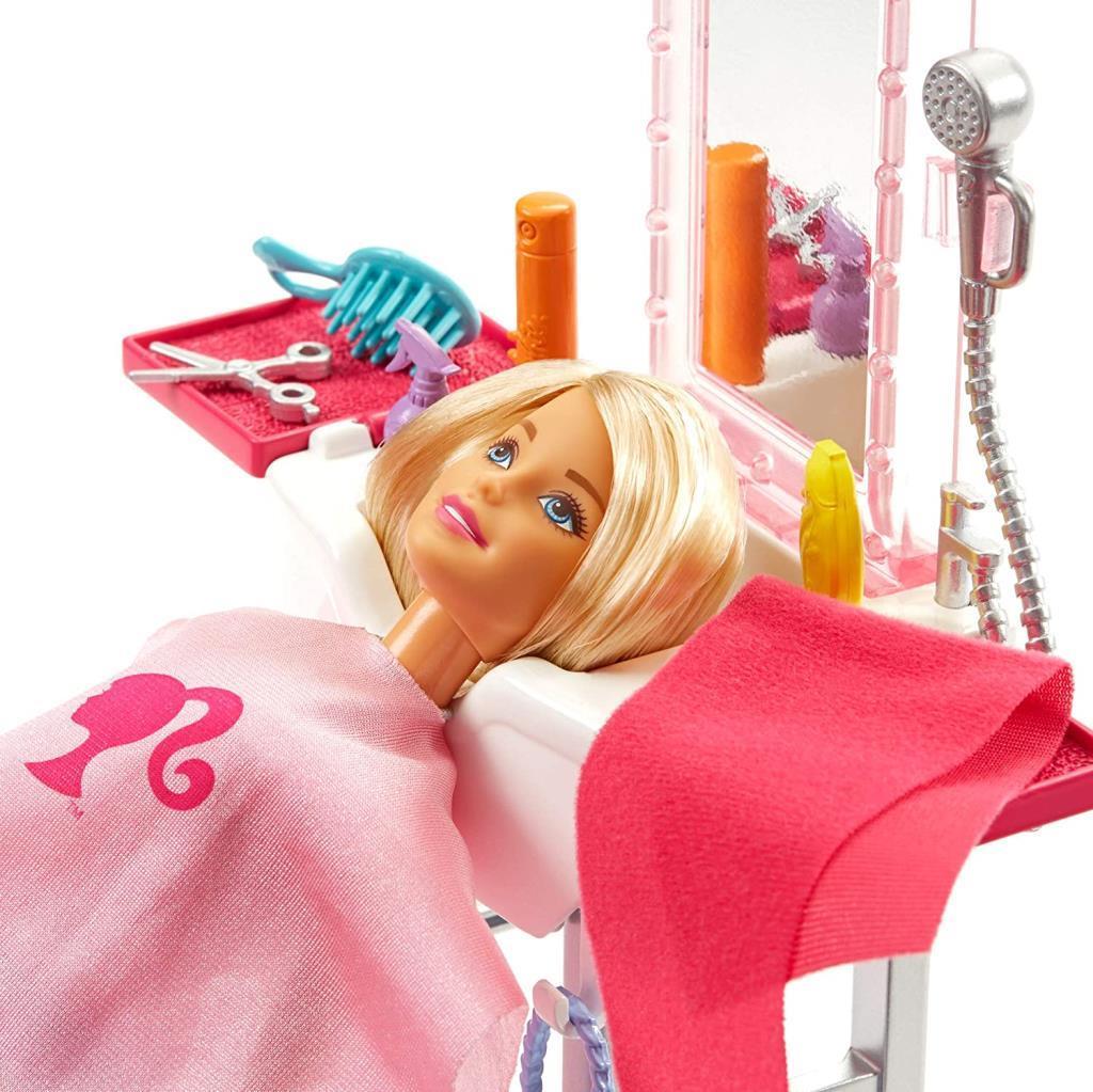 MATTELMattel Barbie Bebek Ve Oda Setleri (Kuaför) DVX51-FJB36