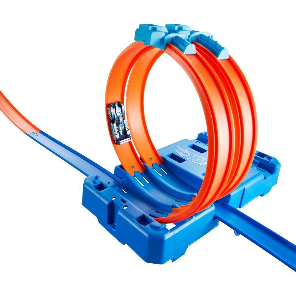 HOTWHEELSHot Wheels Track Builder Kutulu Uzman Serisi Yarış Seti, Dönen Parkur Kutusu, 1 Adet Araç, Pist ve Fırlatıcılar Dahil, FLK90