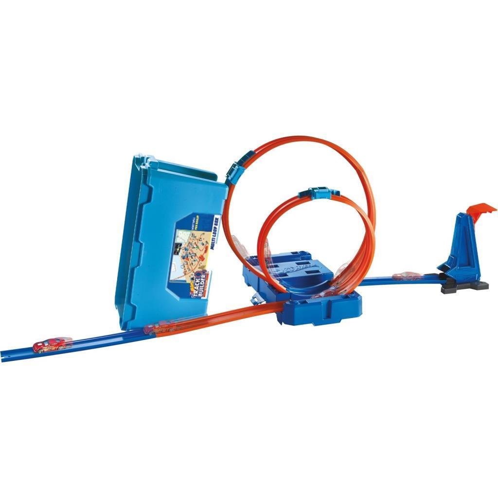 HOTWHEELSHot Wheels Track Builder Kutulu Uzman Serisi Yarış Seti, Dönen Parkur Kutusu, 1 Adet Araç, Pist ve Fırlatıcılar Dahil, FLK90