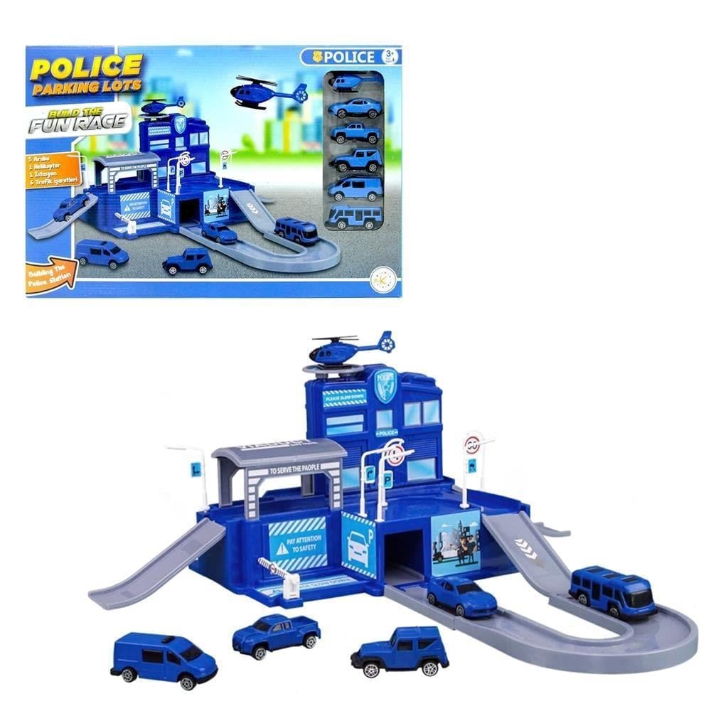 ÖzkaÖzka Toys Jr.K Kutulu Polis Otopark Eğitici Oyun Seti
