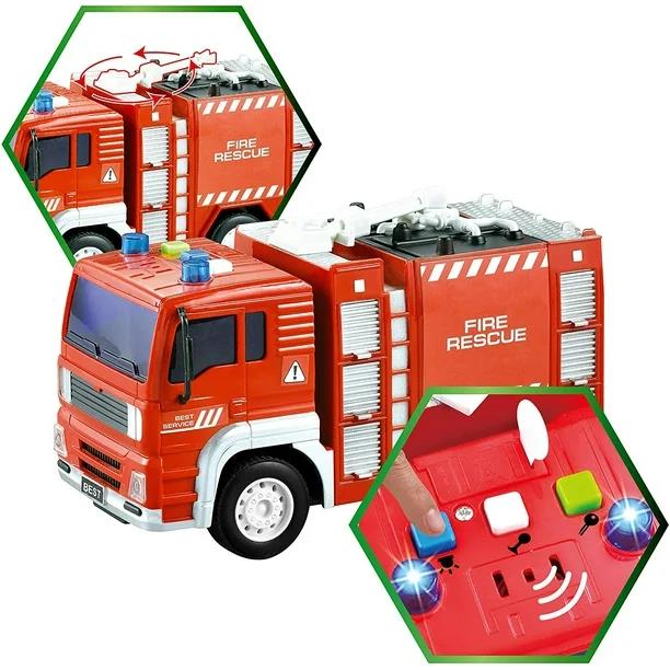 CerenCeren Ctoys Pilli Işıklı Sesli 1:20 İtfaiye Kamyonu WY551A