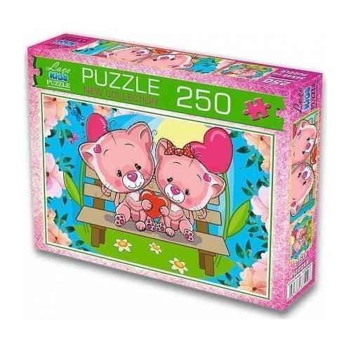 LaçoLC7196 PEMBE AYICIKLAR 250 Parça Puzzle