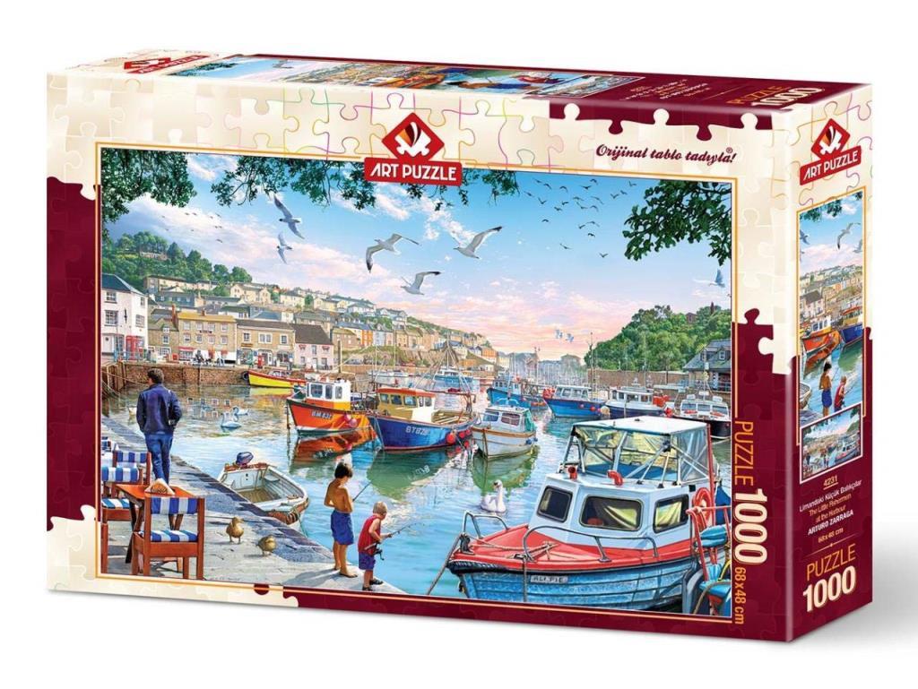 Art PuzzleArt Puzzle Lİmandaki Küçük Balıkçılar 1000 Parça Puzzle 4231