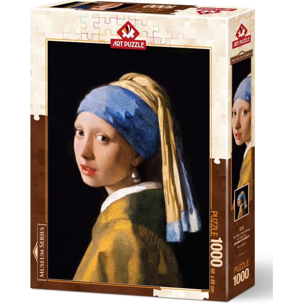 Art PuzzleArt Puzzle İnci Küpeli Kız 1000 Parça Puzzle 5242