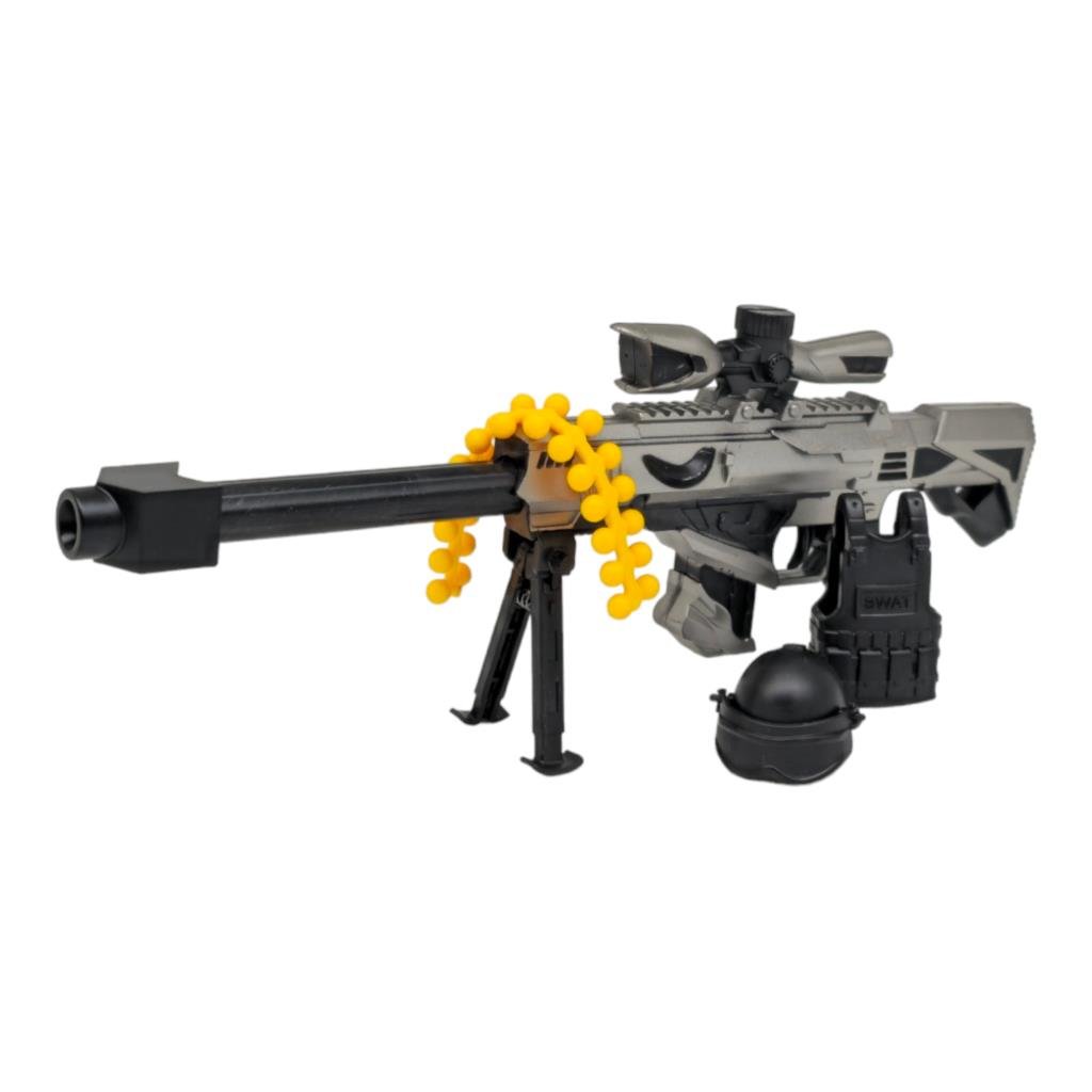 FARBUFarbu Yumuşak Boncuk Atan Metal Seiko SY086A, Oyuncak Sniper