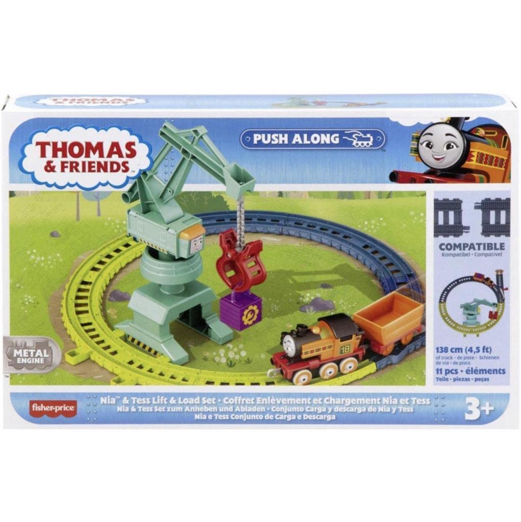 Thomas And FriendsThomas & Friends Nia & Tess Lift & Yükleme İstasyonu HHV80 Sür Bırak Tren Seti