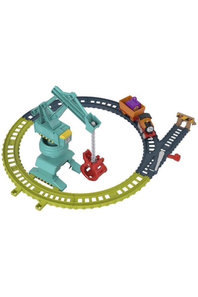 Thomas And FriendsThomas & Friends Nia & Tess Lift & Yükleme İstasyonu HHV80 Sür Bırak Tren Seti