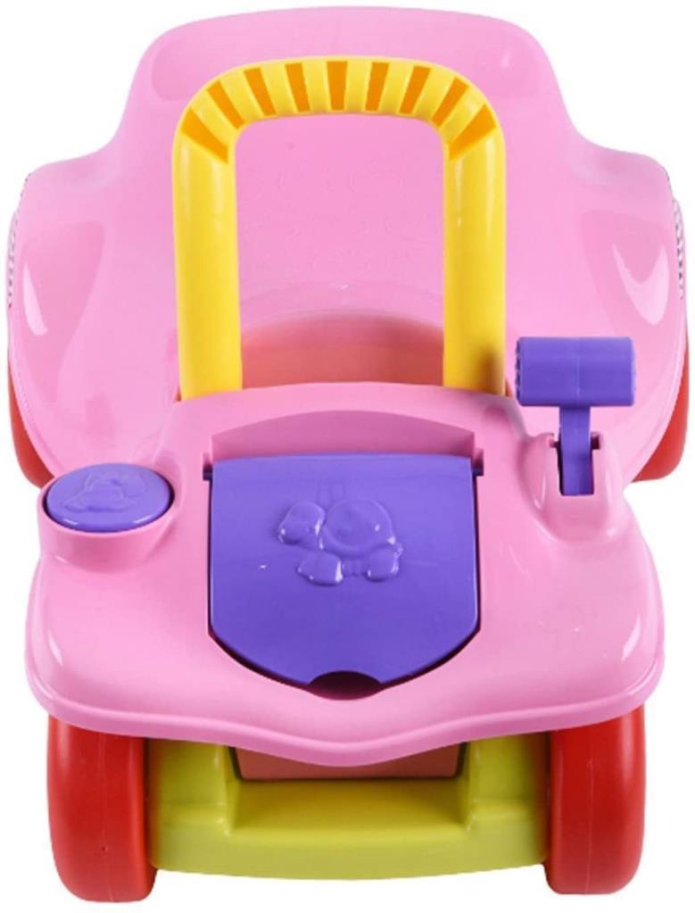 Baby ToysBaby Toys İlk Arabam İlk Adım 2'si Bir Arada Yürüme Yardımcısı Pembe BYT-5588