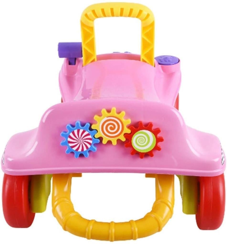 Baby ToysBaby Toys İlk Arabam İlk Adım 2'si Bir Arada Yürüme Yardımcısı Pembe BYT-5588