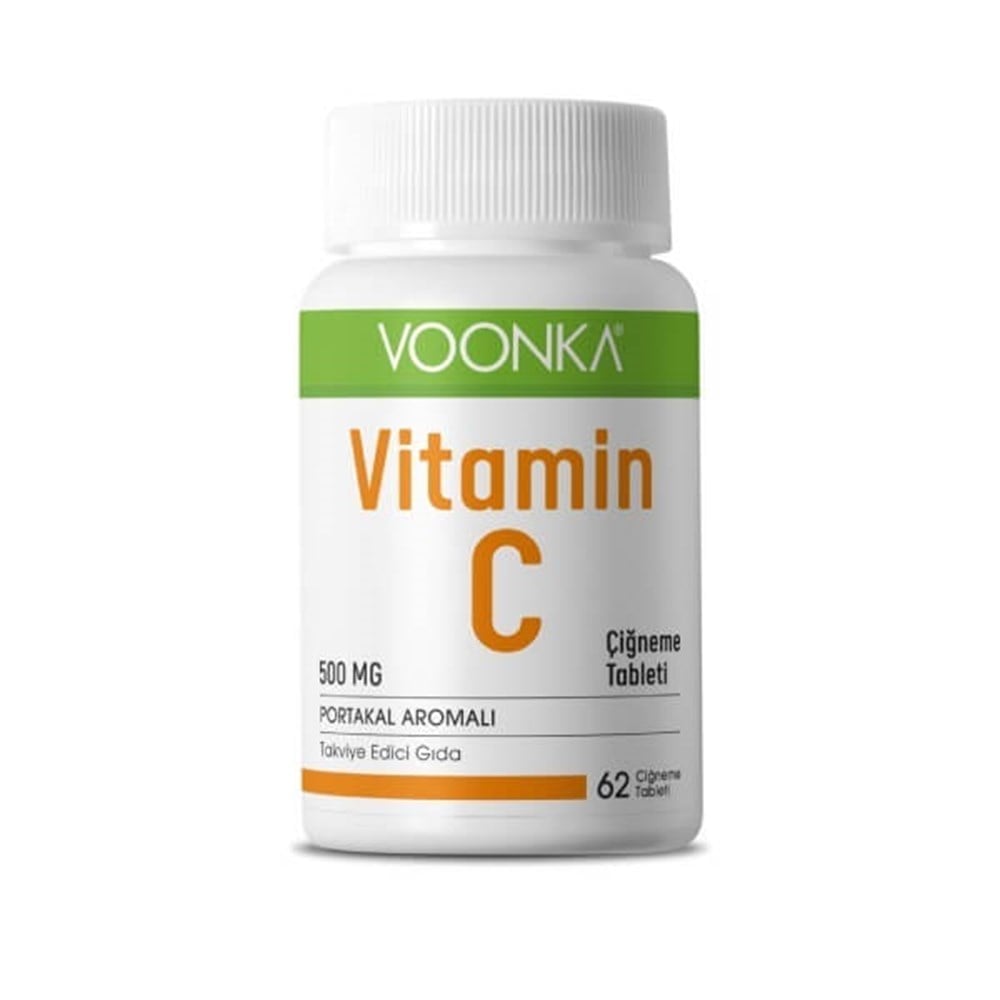 Voonka Vitamin C 500 mg 62 Çiğneme Tablet