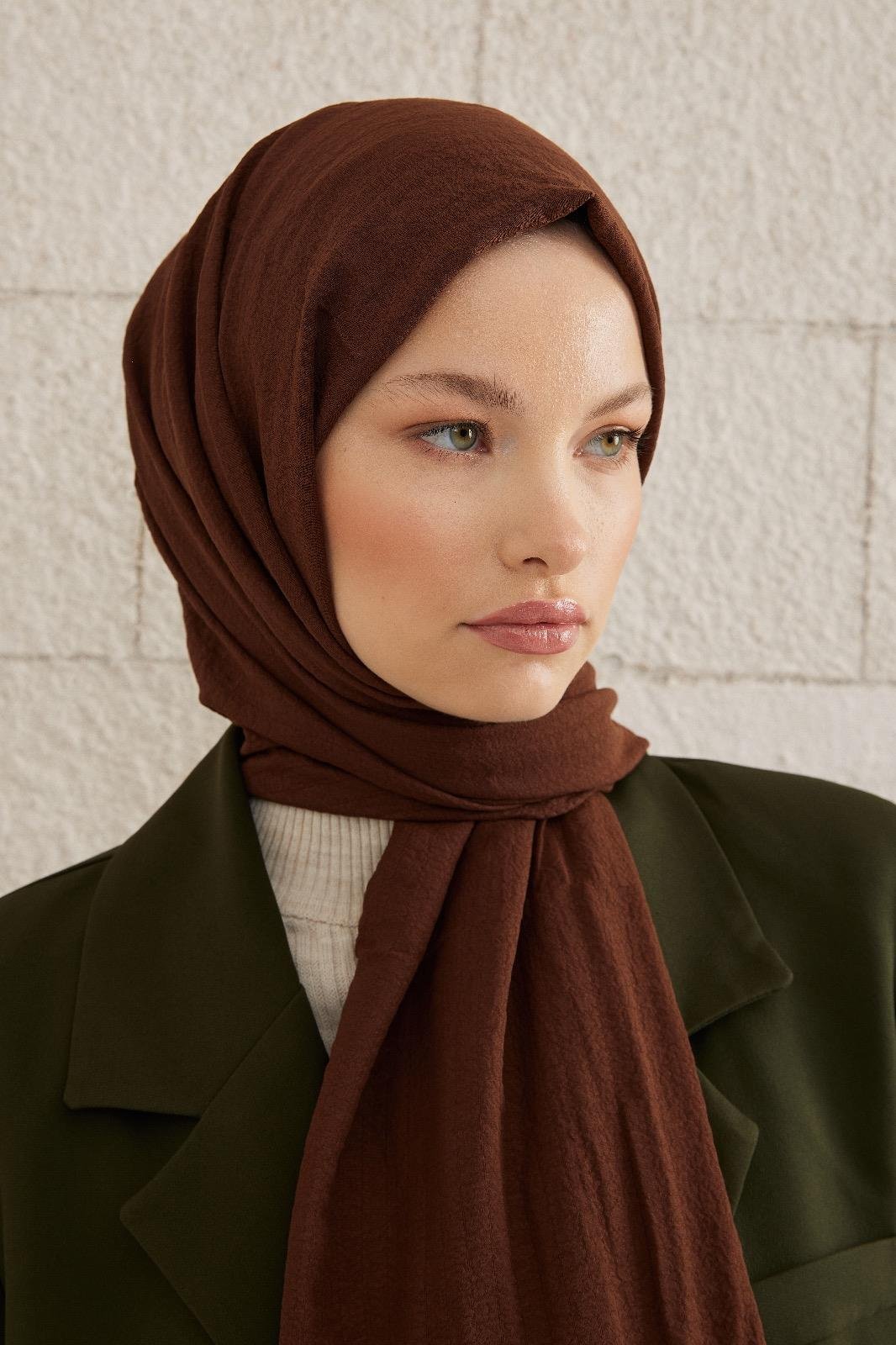 Care Cotton Şal - Çikolata