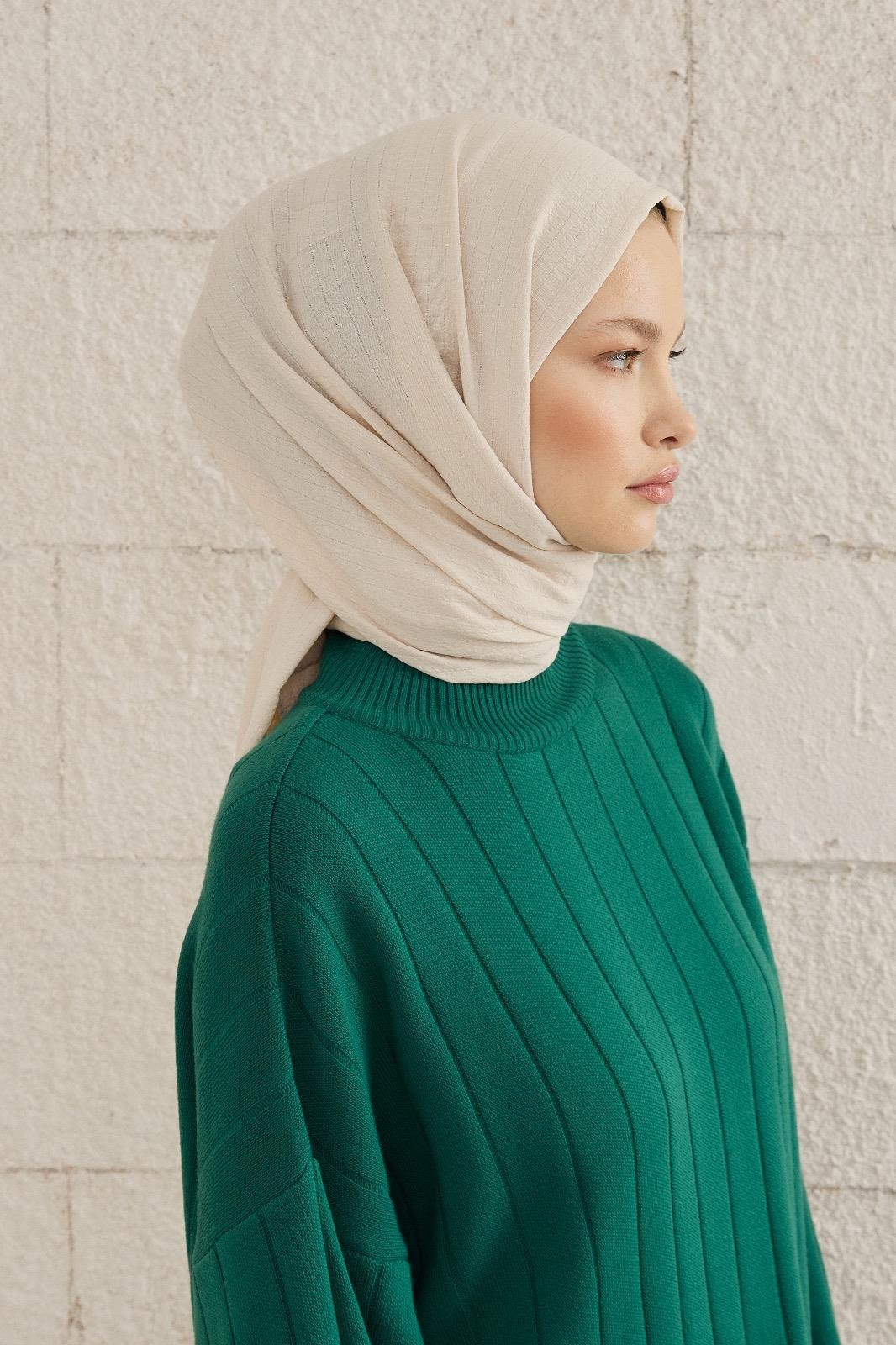 Care Cotton Şal - Taş