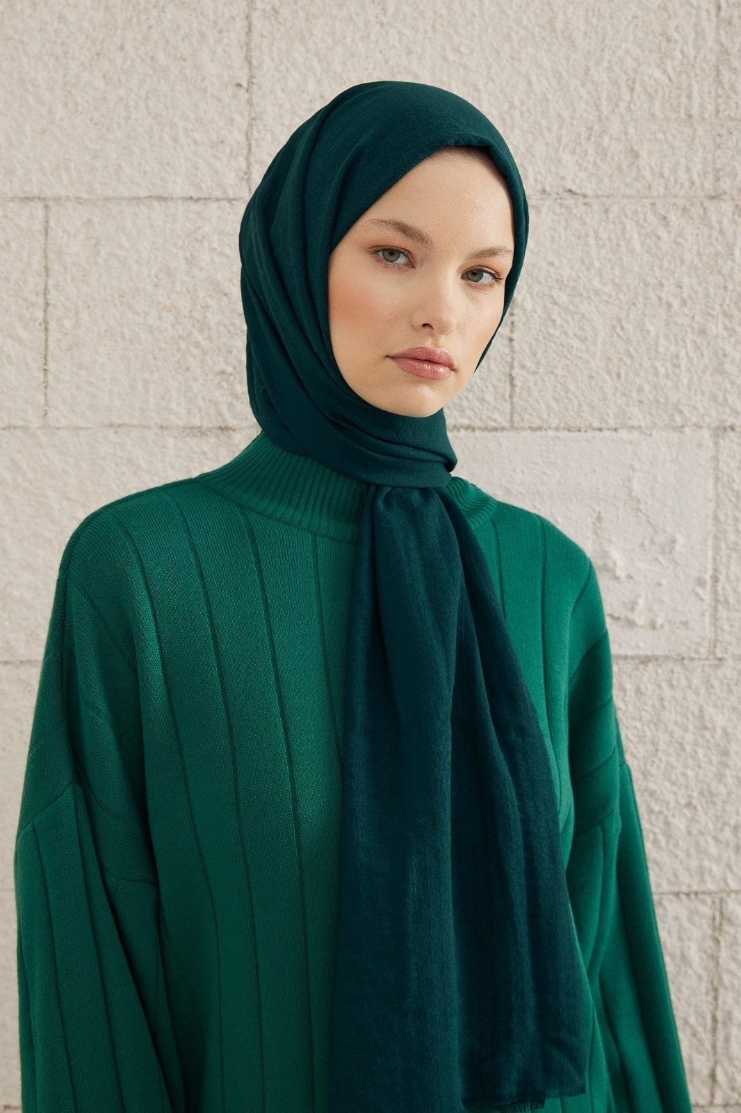 Care Cotton Şal - Zümrüt