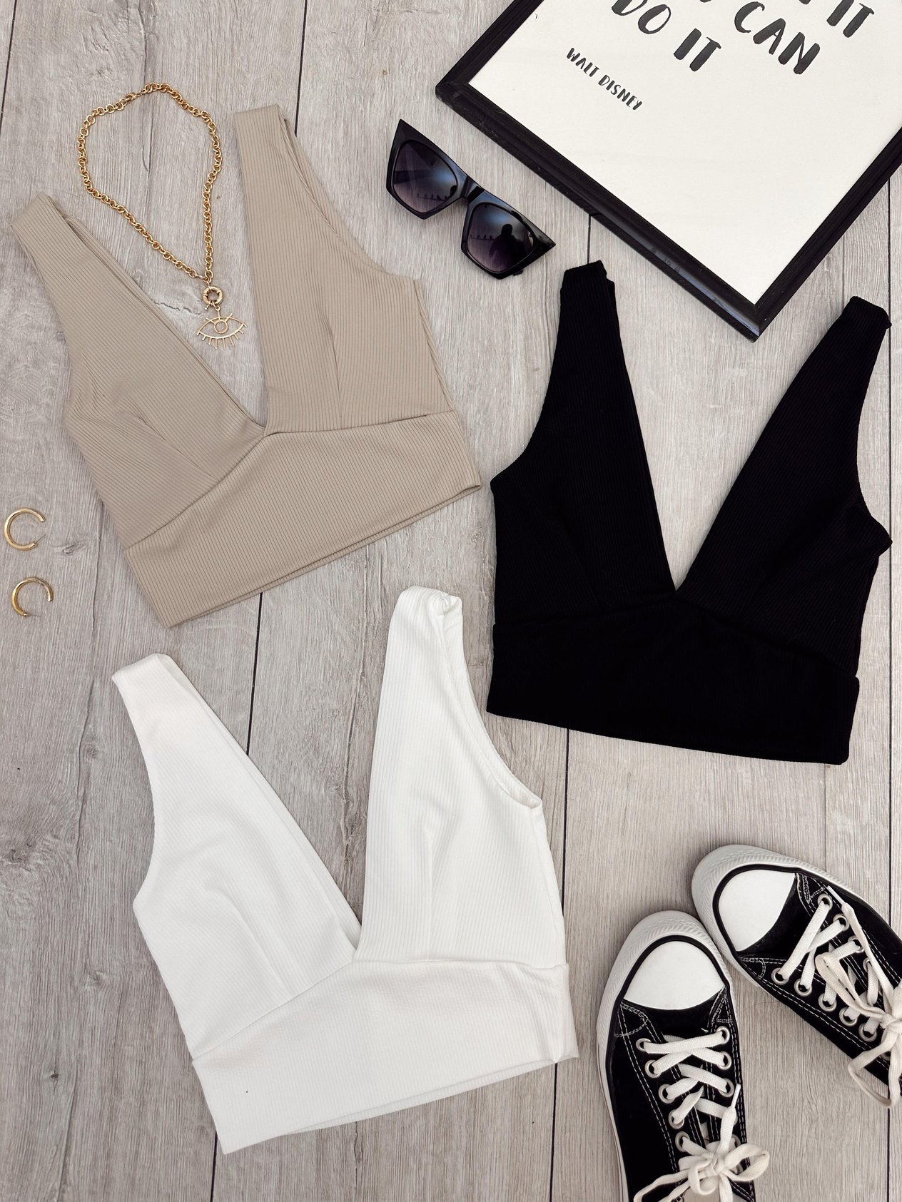 NORA ÖN ARKA V YAKA CROP TOP 