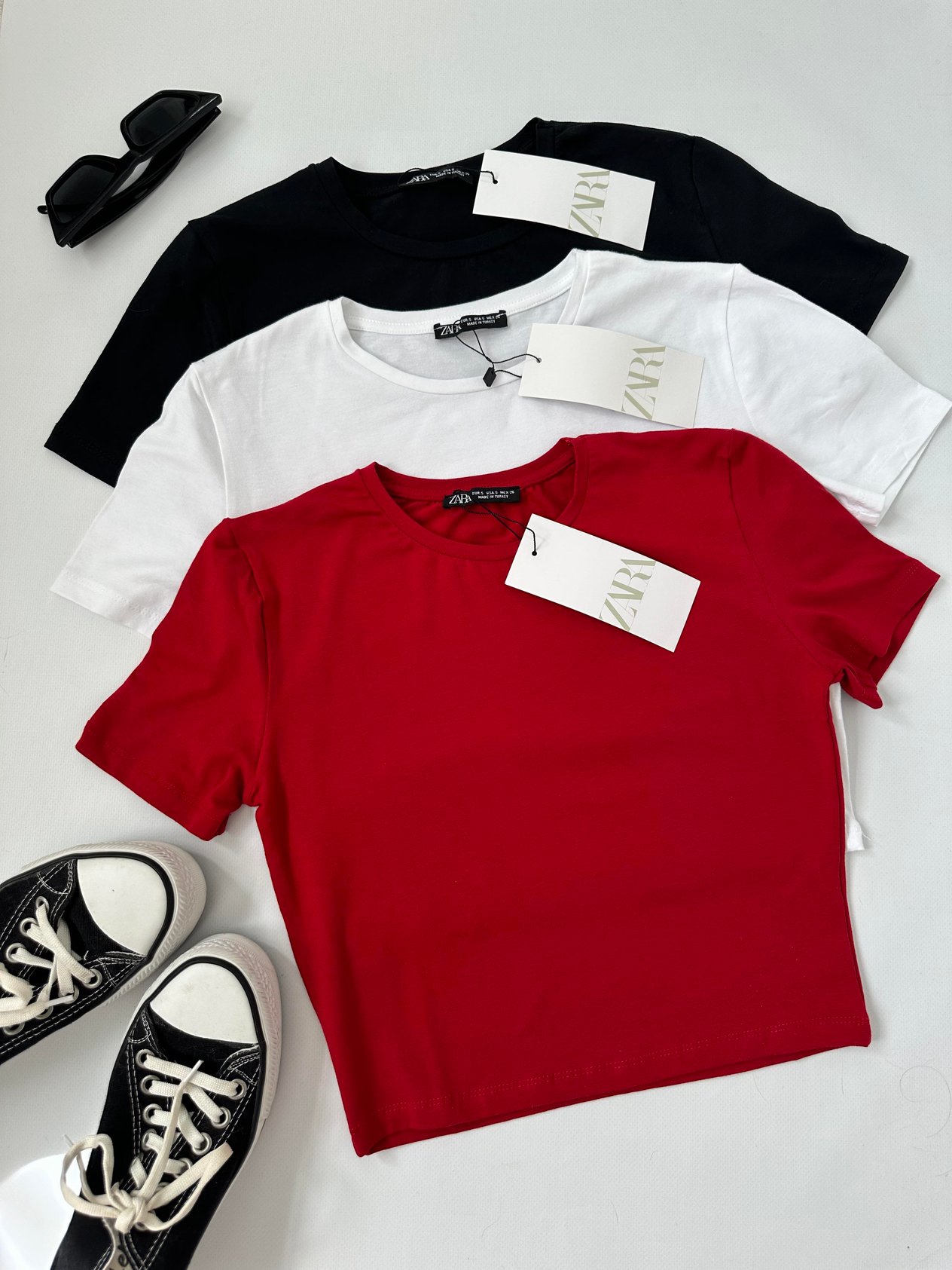 ORİJİNAL MARKA YENİ SEZON  ZR BASİC FİT CROP T-SHIRT
