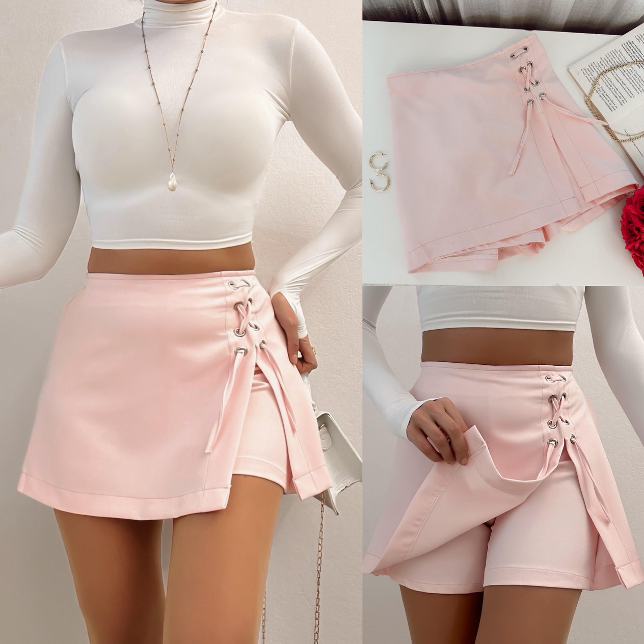 WERA ŞORT ETEK PINK