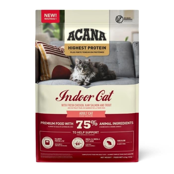 Acana Highest Protein (Yüksek Protein) Indoor Sterılısed Yetişkin Kedi Maması 4.5 Kg