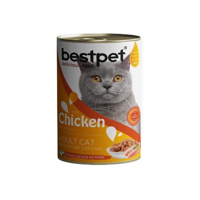 Bestpet Gravy Parça Tavuk Etli Kedi Konservesi 400 Gr