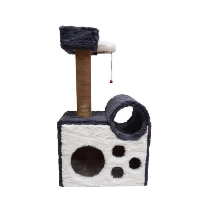 Cat Hause Kedi Tırmalama Platformlu 90cm S11 Gri
