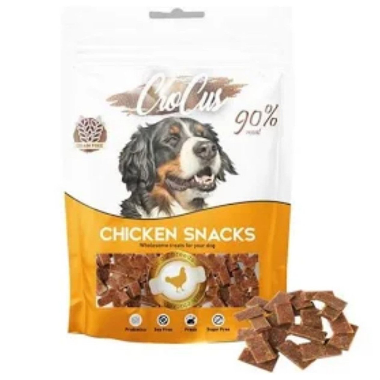 Crocus Chicken Snacks Tavuk Etli Tahılsız Köpek Ödülü 80gr