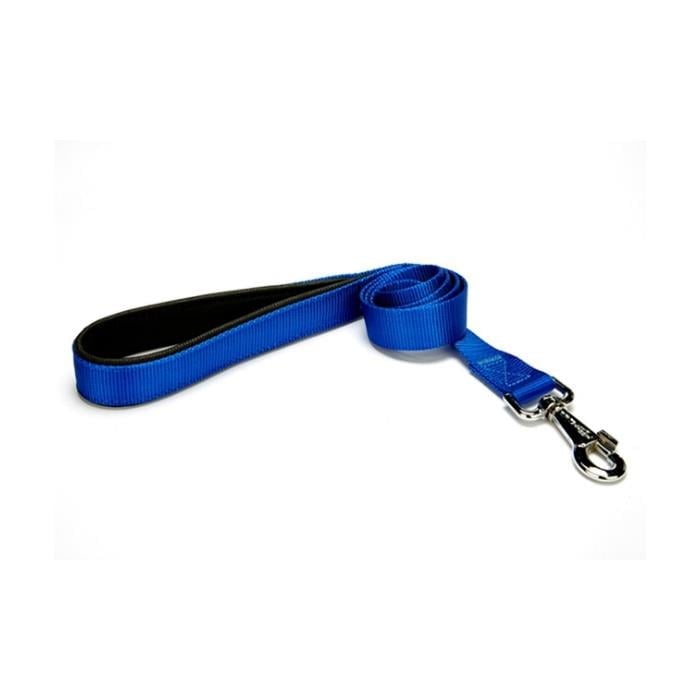 Doggie Konforlu Dokumadan El Yapımı Köpek Gezdirme Kayışı 2,5x120-cm - Royal Blue