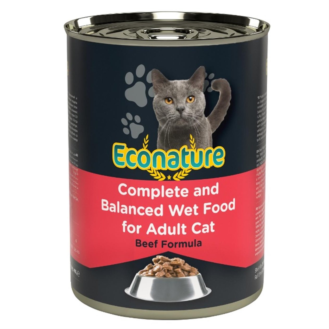 Econature Yetişkin Kedi Sığır Etli 400gr