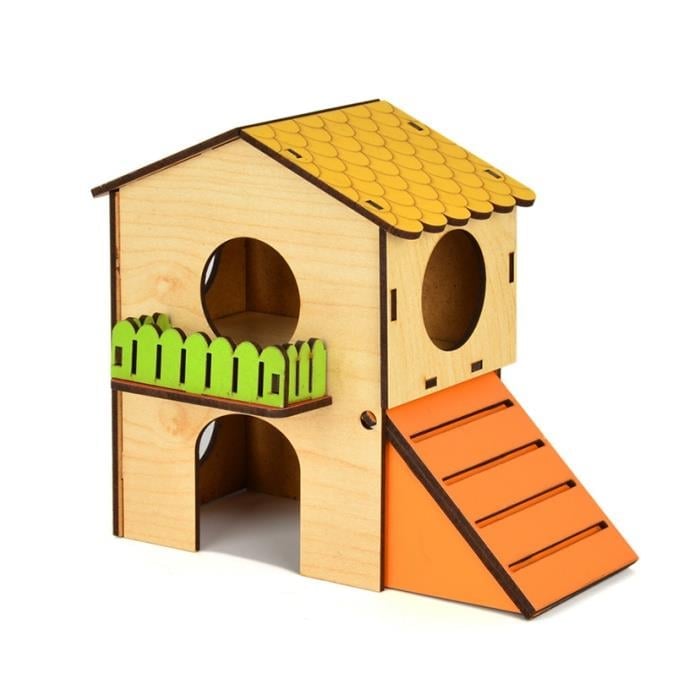 Flip Hamster Evi 2 Katlı Small