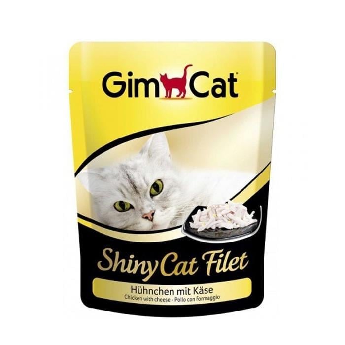 Gimcat Shinycat Pouch Tavuk-Peynir Kedi Maması 70g