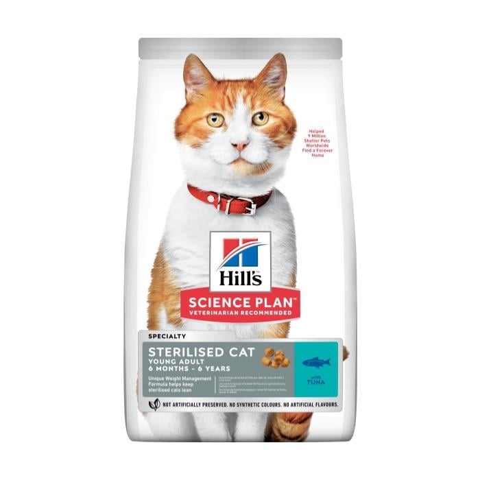 Hill's Sterilised Young Tuna Balıklı 3 Kg Kısırlaştırılmılş Kuru Kedi Maması