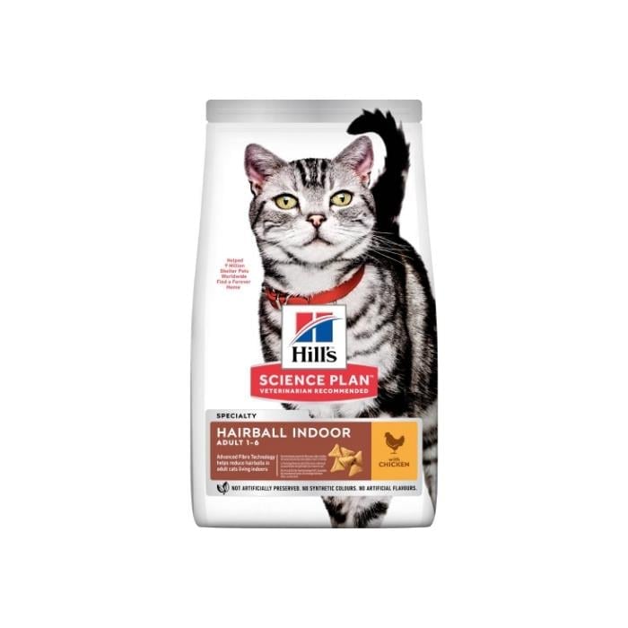 Hill's Tavuklu Hairball Indoor 1.5 Kg Yetişkin Kuru Kedi Maması