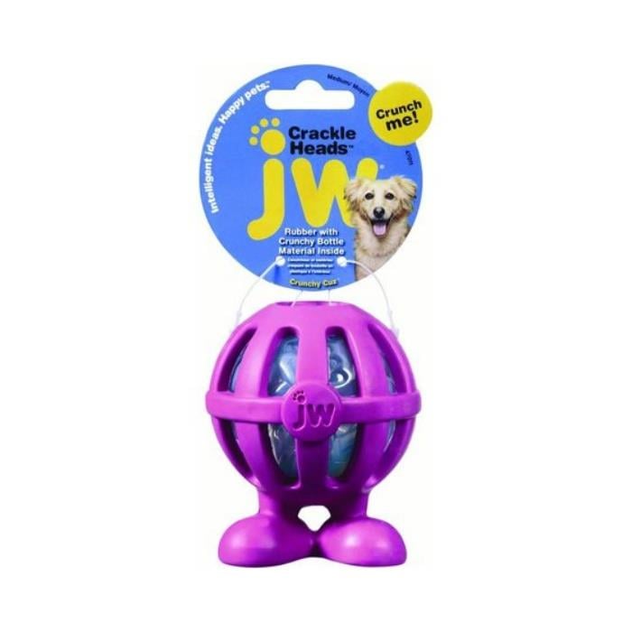 Jw Crackle Heads Crackle Cuz Köpek Oyuncağı Medium