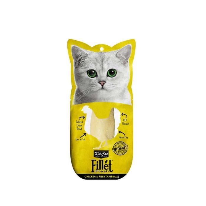 Kit Cat Fileto Tavuk Hairball Kedi Ödülü 30gr