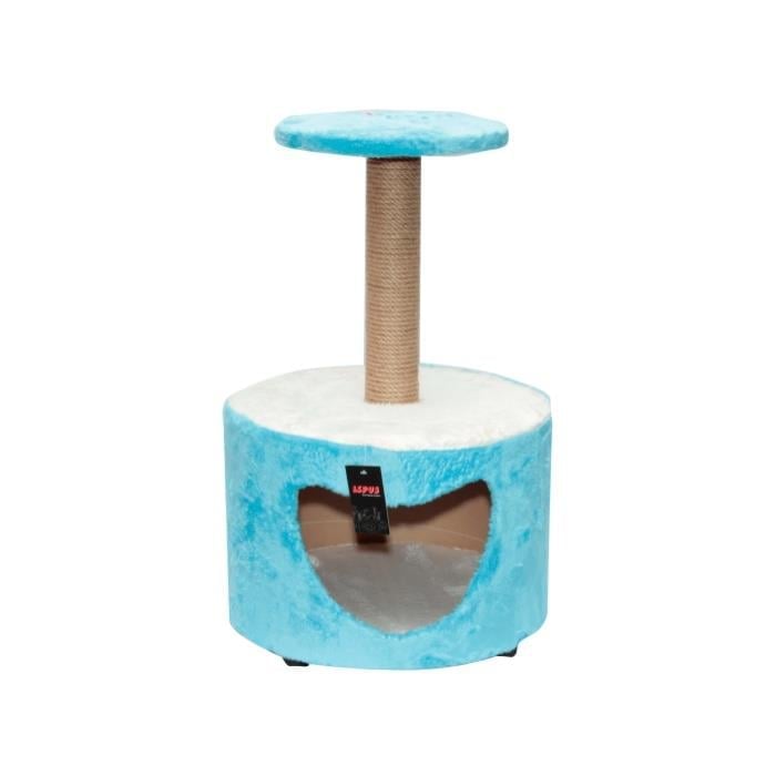 Lepus Tek Katlı Yuvarlak Yuvalı Turkuaz Kedi Tırmalama