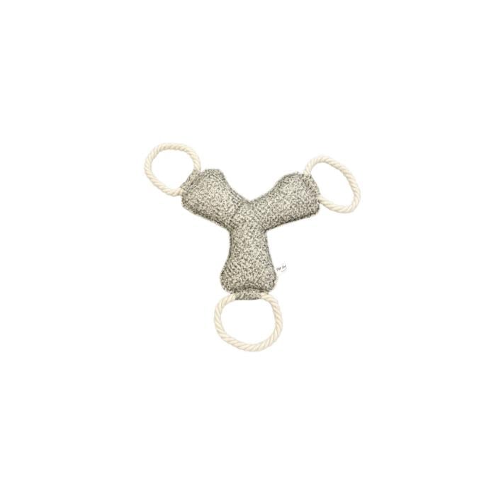 Pet Comfort İpli Bumerang Köpek Oyuncağı A.Gri 30cm