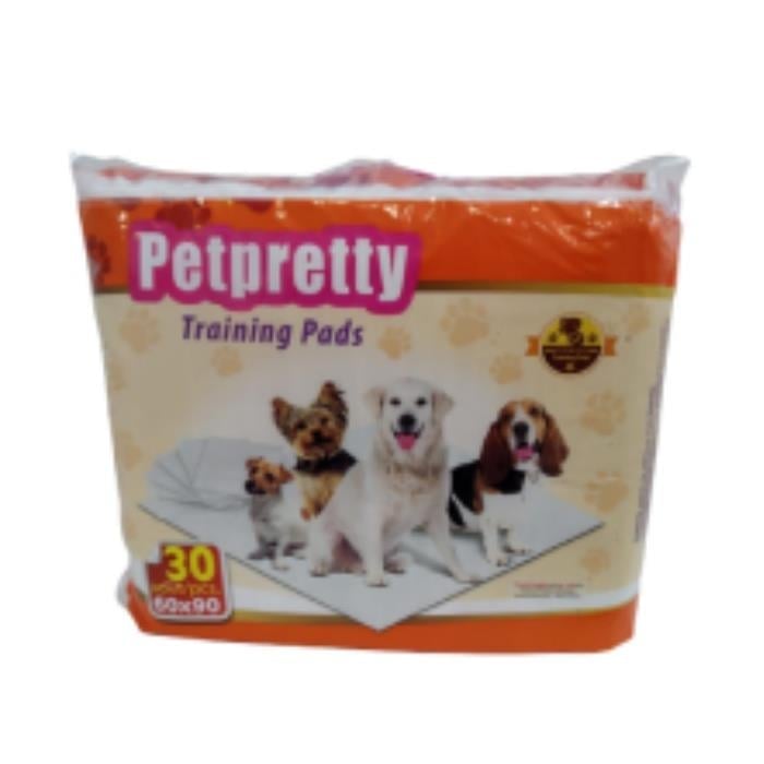 Petpretty Kokusuz Tuvalet Eğitim Pedi 60x90cm 30'lu