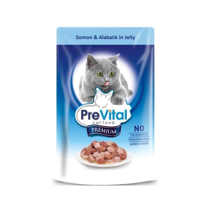 Prevital Premium Pouch Kedi Somon-Balık 100gr