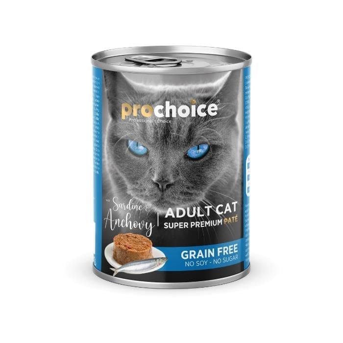 Pro Choice Fish Sardalya ve Hamsili Tahılsız Kedi Konservesi 400 Gr