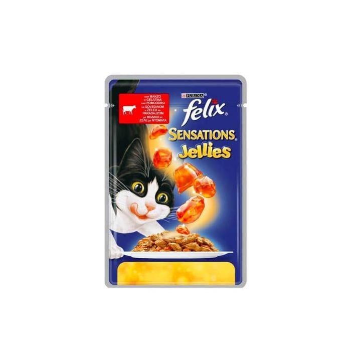 Purina Felix Sığır Etli&Domatesli Kedi Islak Maması 85gr