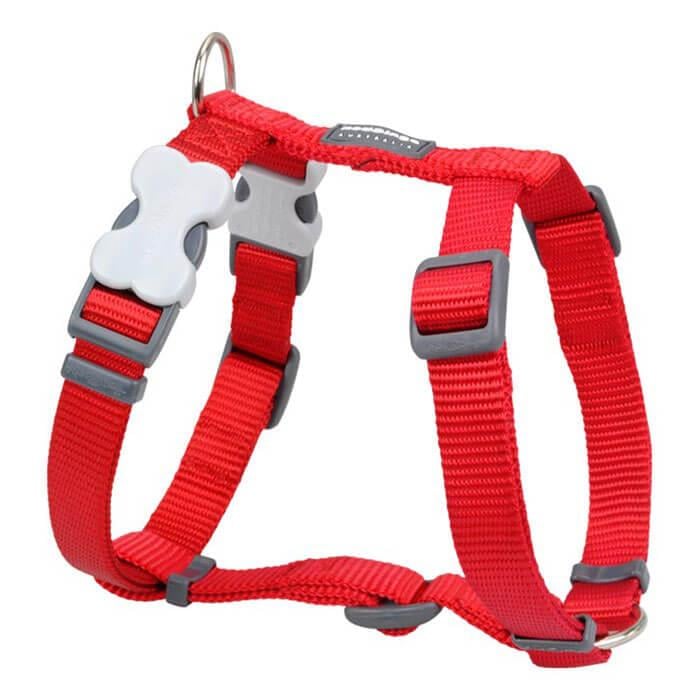 Reddingo Klasik Kırmızı Köpek Göğüs Tasması 20mm