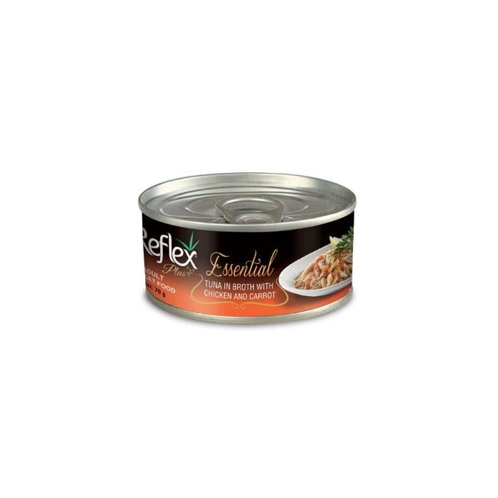 Reflex Plus Essential Ton&Tavuk&Havuç 70gr Yaş Kedi Konservesi