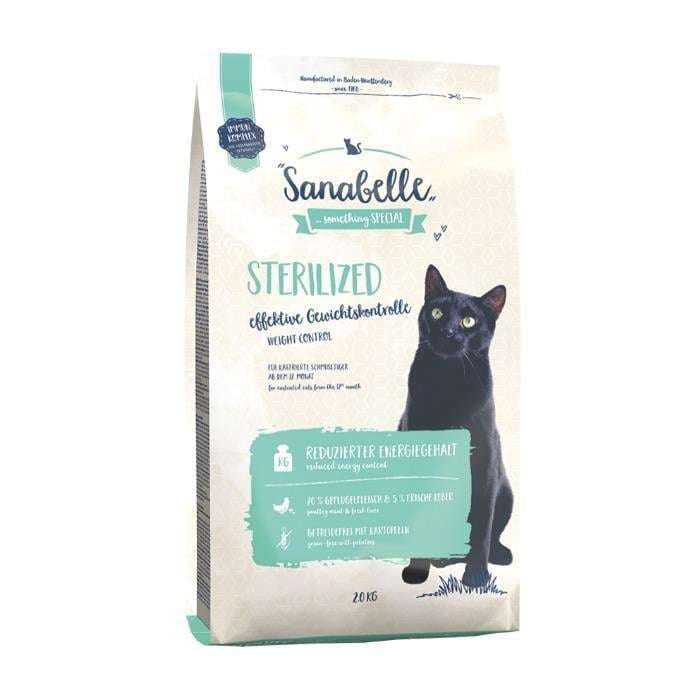Sanabelle Sterilised Taze Kümes Hayvanlı 2 Kg Kısırlaştırılmış Tahılsız Kuru Kedi Maması